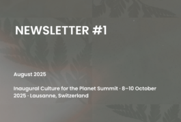 Culture for the Planet